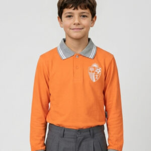 Polera pique manga larga Colegio Laico